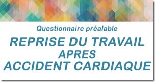 Questionnaire réunion reprise après accident cardiaque